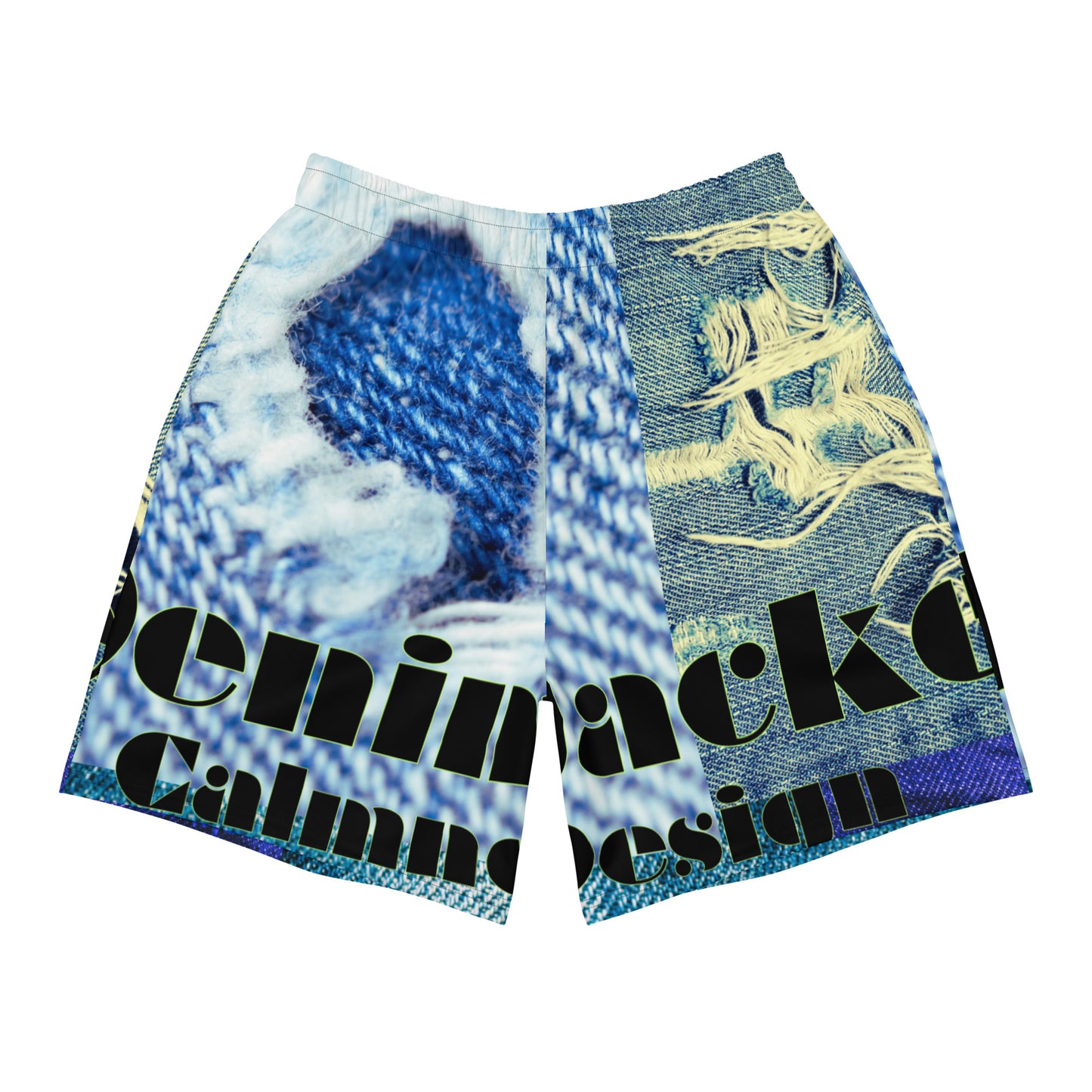 Tear on Denim, Old Jeans, By Calmnessdesign.COM,  All-Over Print Unisex Athletic Long Shorts