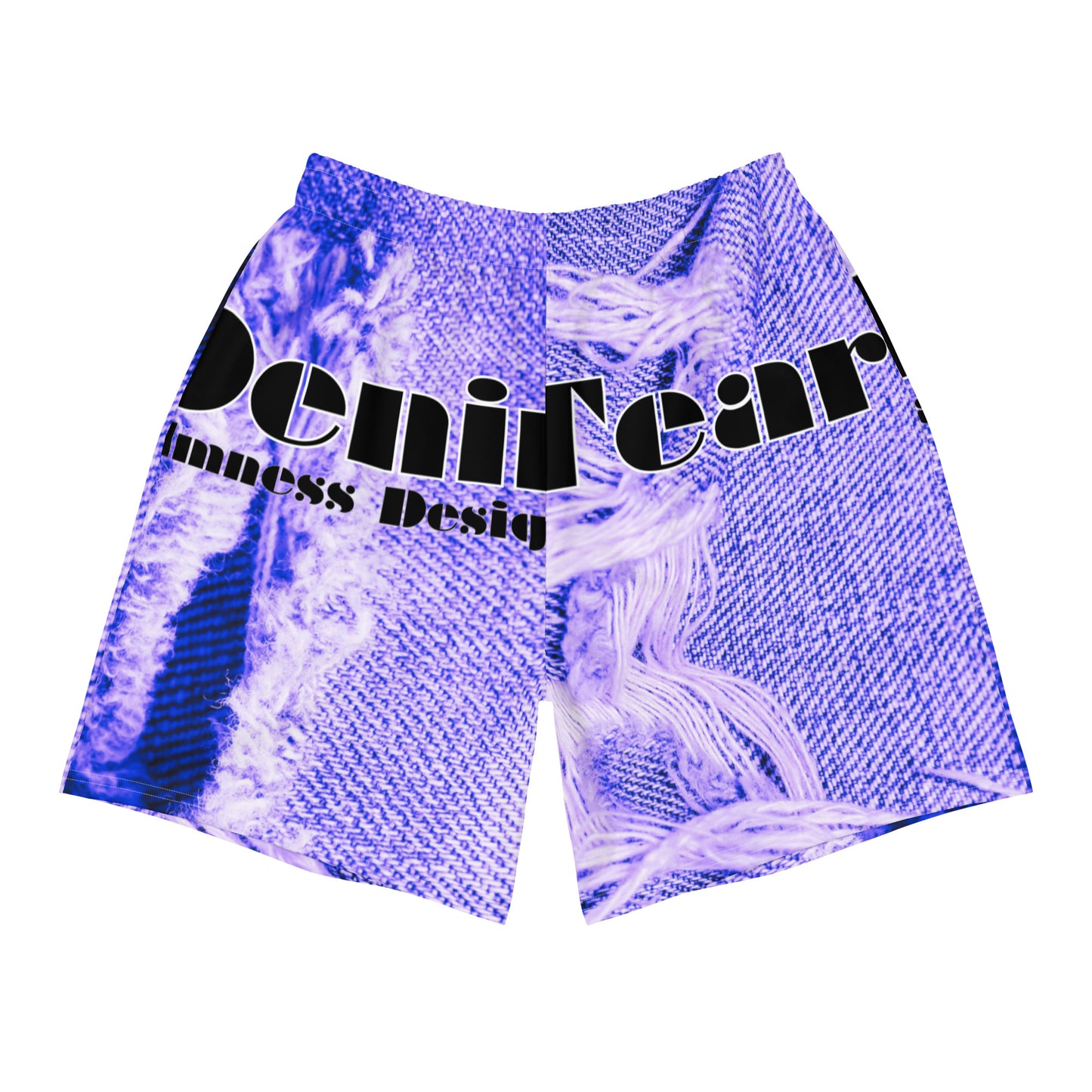 Denim Tear, Calmness Designs, Tear on Denim, Old Jeans,  All-Over Print Unisex Athletic Long Shorts