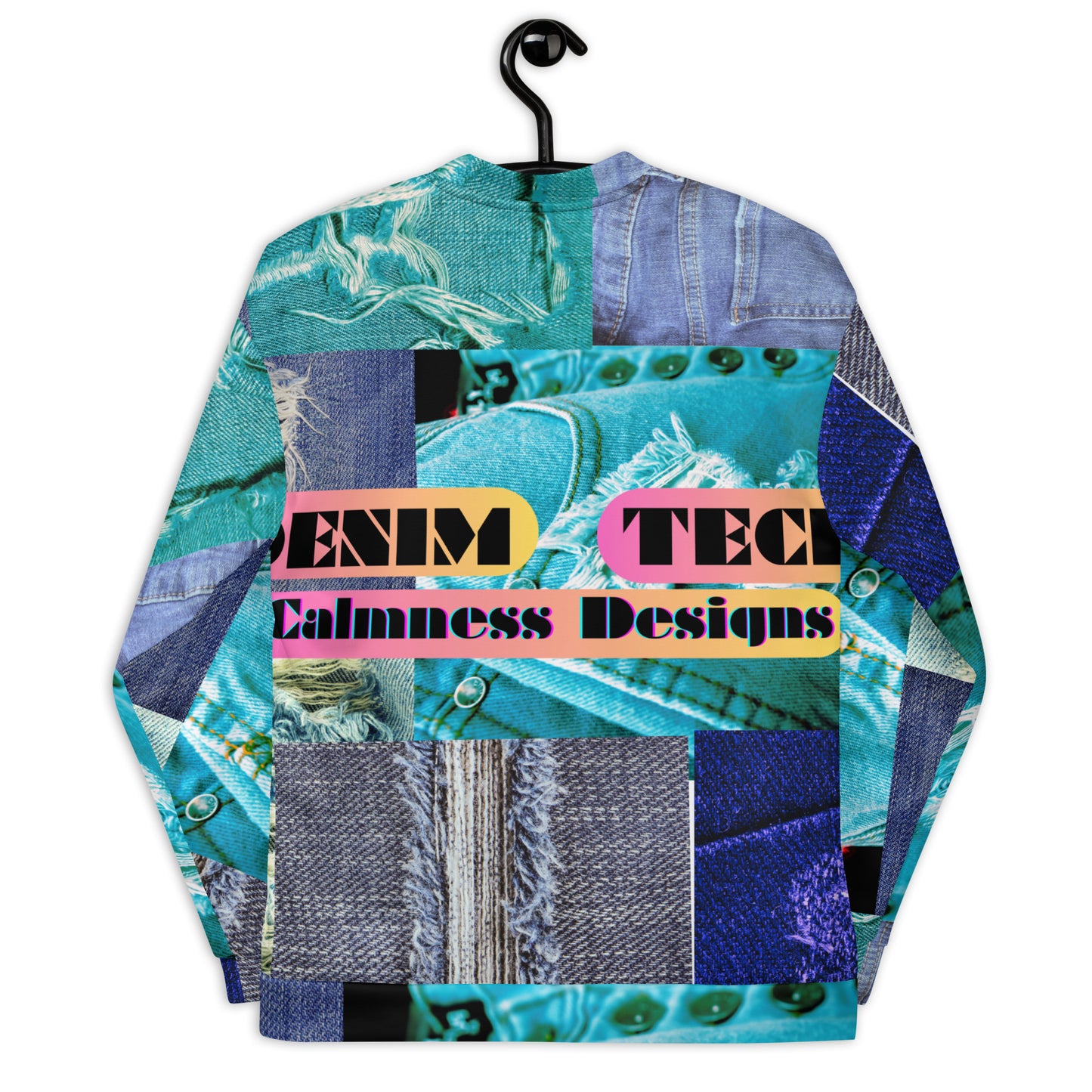 Denim Tech, Calmness Designs,  Unisex Bomber Jacket