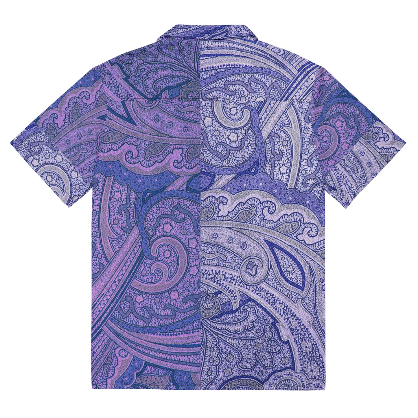 Purple Paisley, Creative Designs, Calmness Designs,   Unisex button shirt