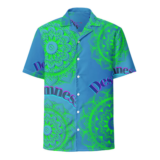 Luxury Mandala Designs, CALMNESS DESIGNS,  Creative Designer's, Unisex button shirt