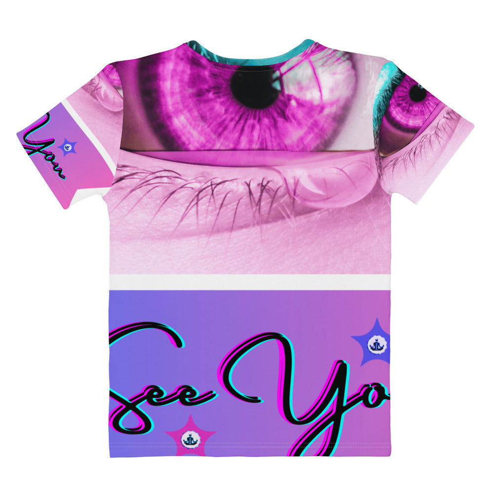 Eye See You, EYE, Calmness Designs LOGO STAR,   Women's T-shirt