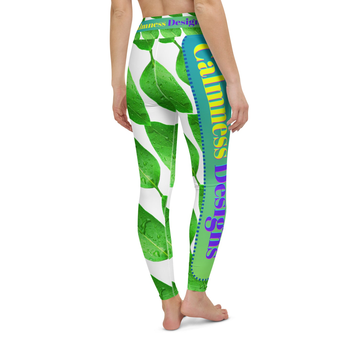 Wet Lemon Leah, Calmness Designs,  Yoga Leggings