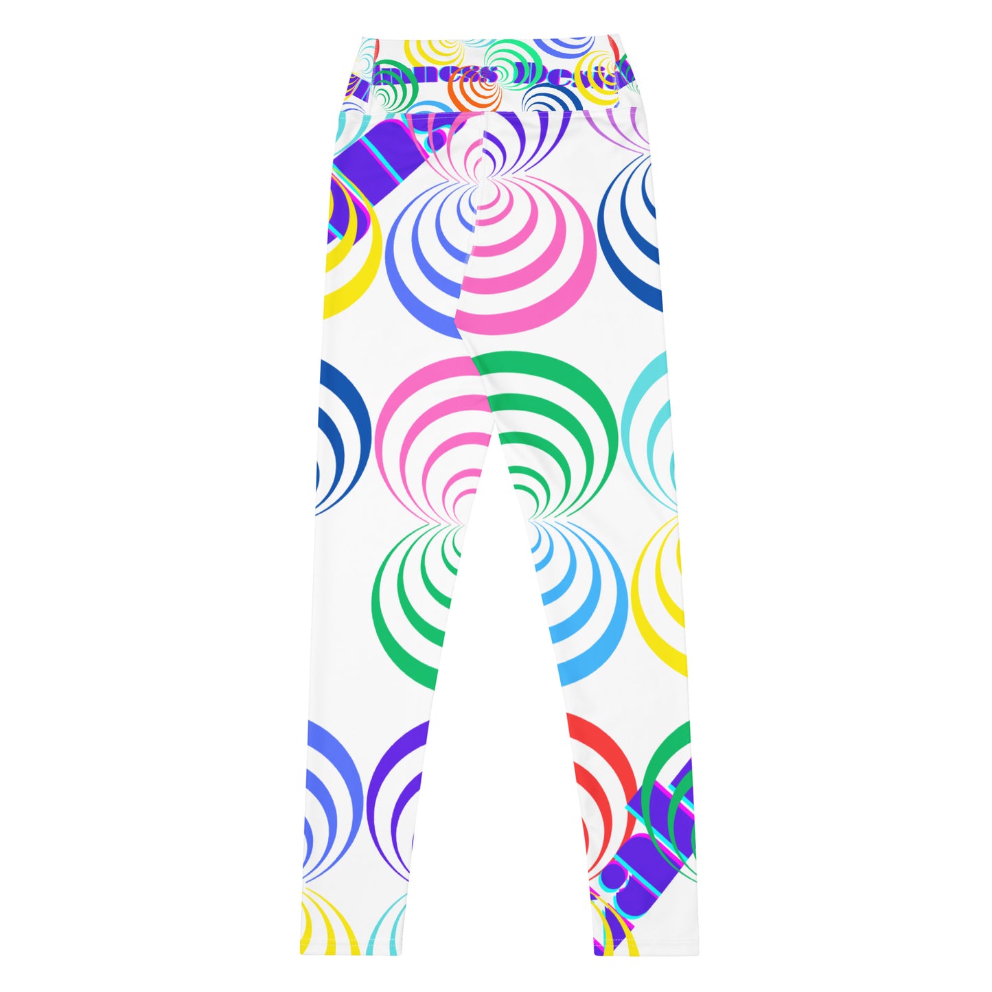 Round Circle Lines, Calmness Designs,  Yoga Leggings