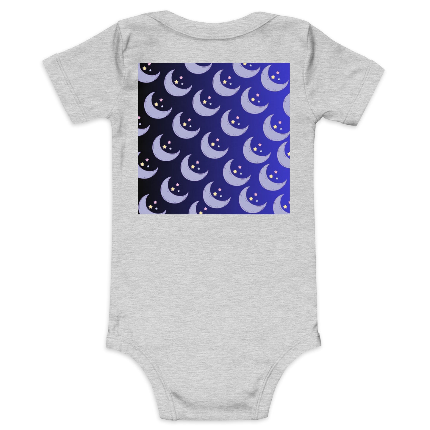 Baby Moon and Stars,  CALMNESS DESIGNS,  Creative Designer's, Baby short sleeve one piece