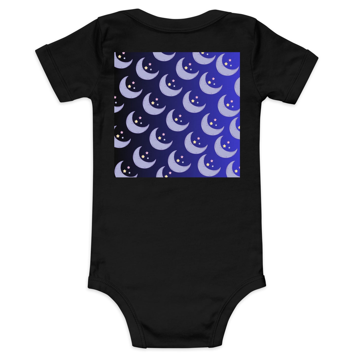 Baby Moon and Stars,  CALMNESS DESIGNS,  Creative Designer's, Baby short sleeve one piece