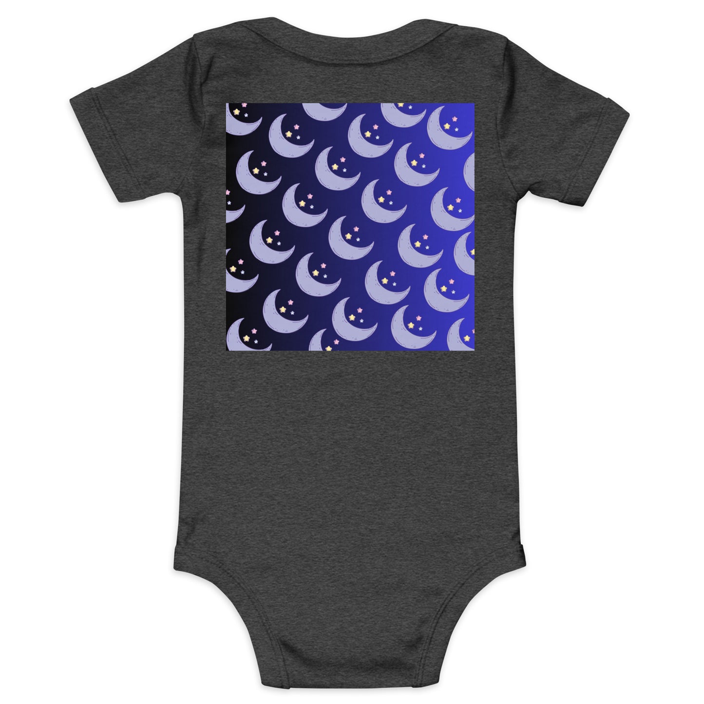 Baby Moon and Stars,  CALMNESS DESIGNS,  Creative Designer's, Baby short sleeve one piece