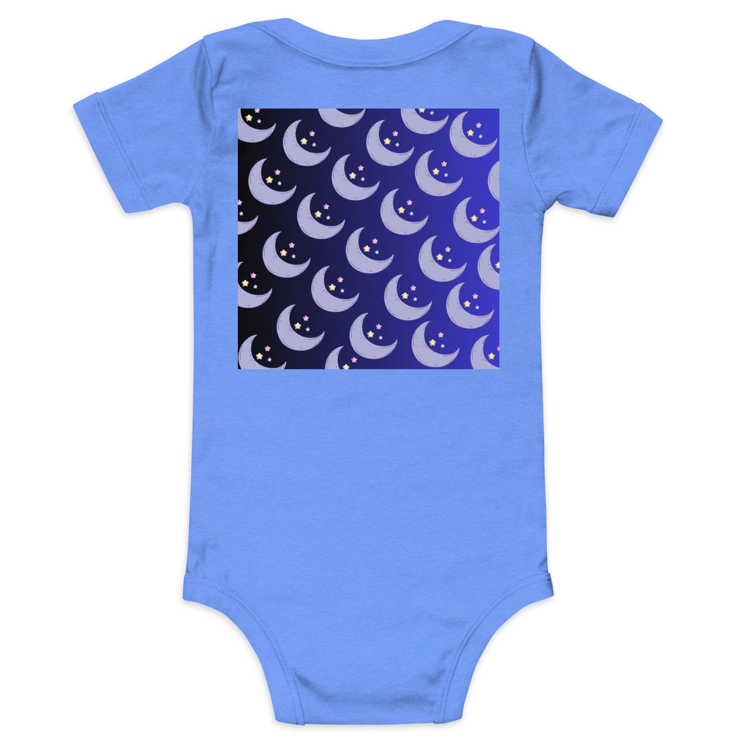 Baby Moon and Stars,  CALMNESS DESIGNS,  Creative Designer's, Baby short sleeve one piece