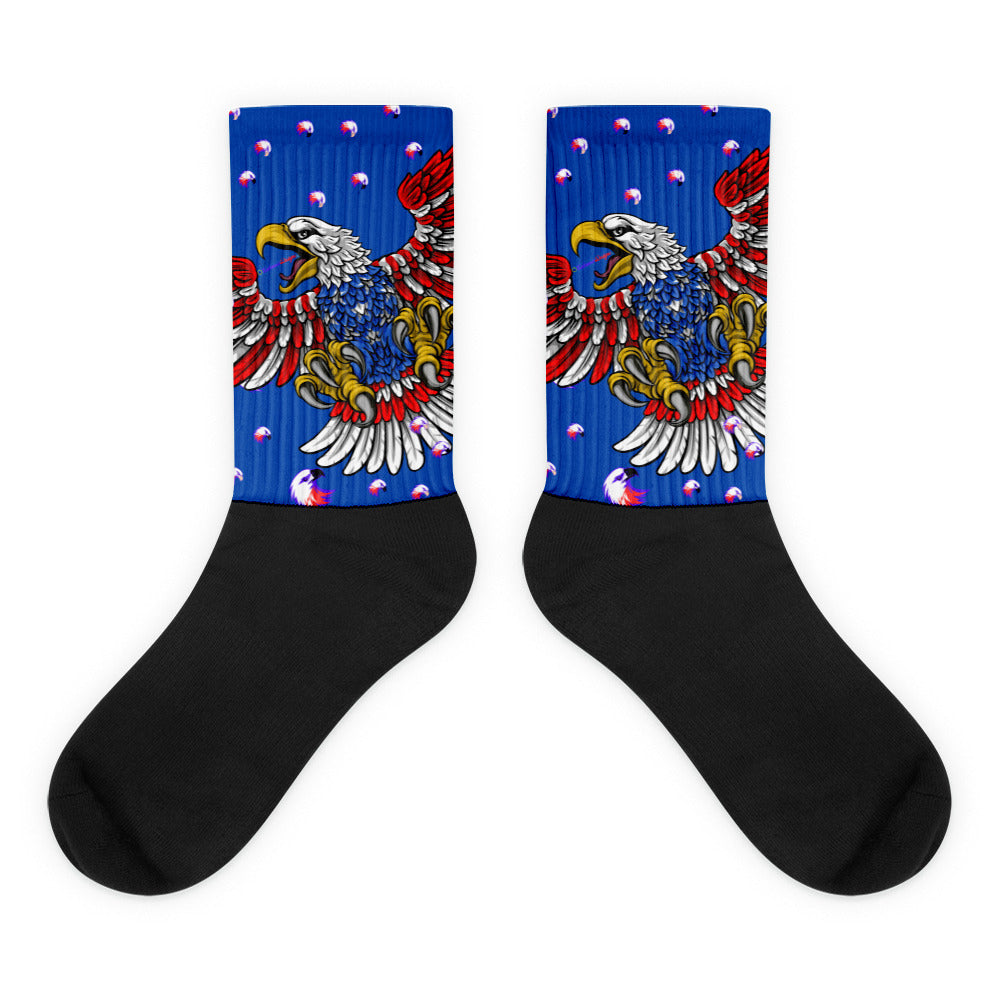 United States Of America, Independence day and Country Theme Vector, Bald-Head Eagle,  Socks