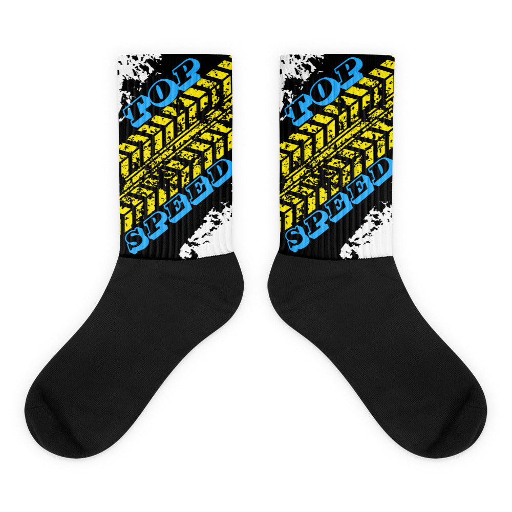 Car Tire Track, Top Speed  Calmness Designs,  Socks