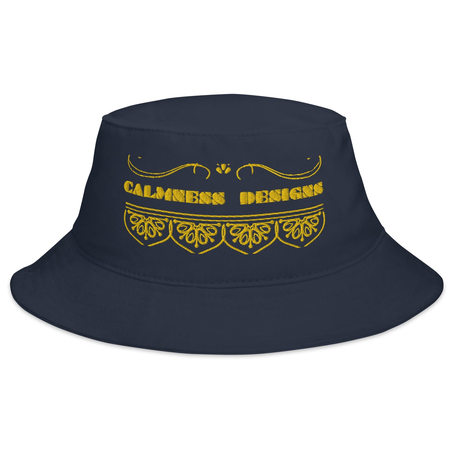 Bidri Decorative Elements Border GOLD, CALMNESS DESIGNS,  Creative Designer's,  Bucket Hat