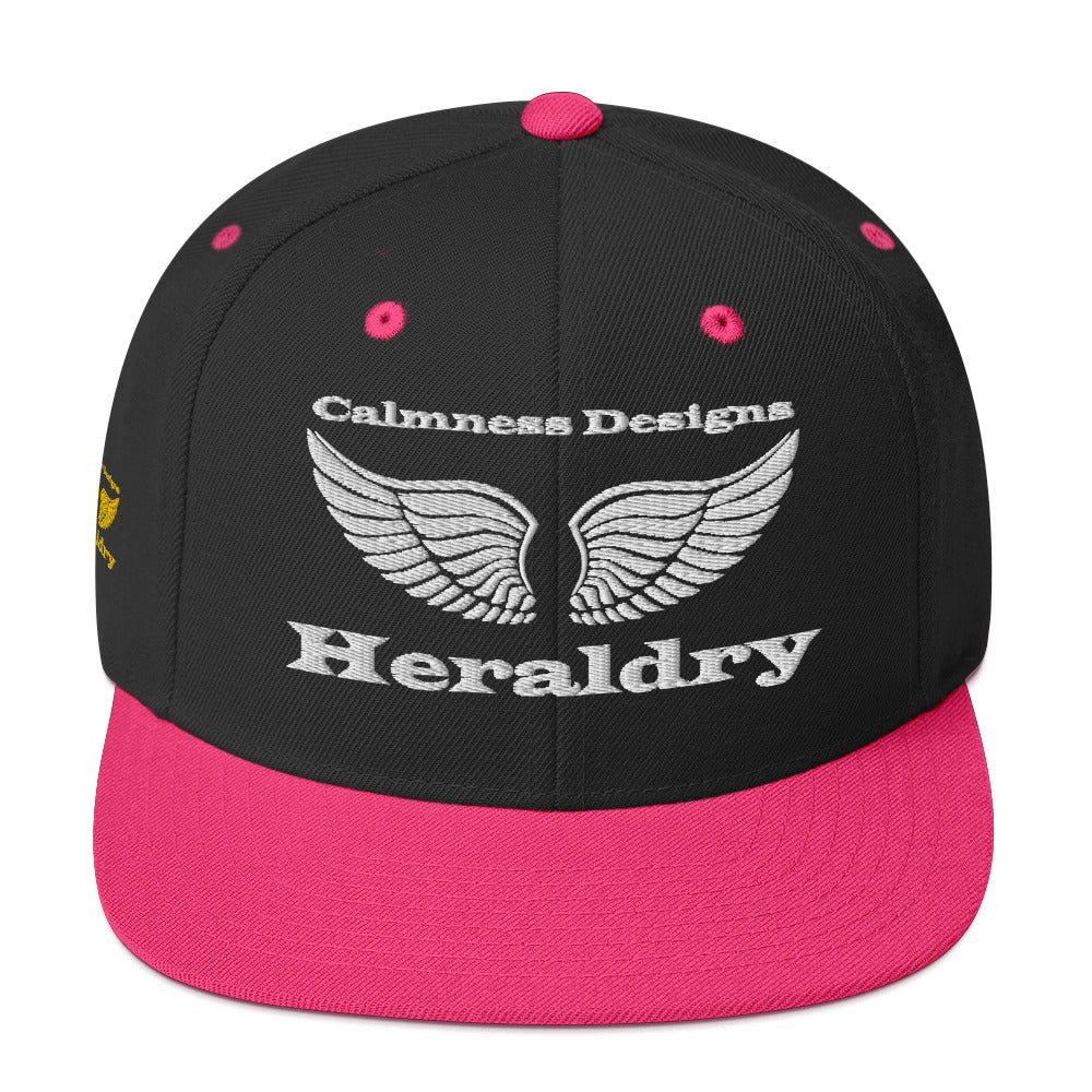 Wings for Heraldry,  CALMNESS DESIGNS,  Creative Designer's,  Snapback Hat