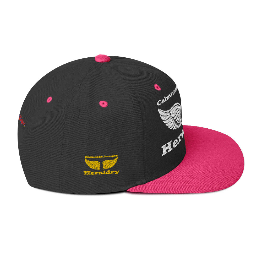 Wings for Heraldry,  CALMNESS DESIGNS,  Creative Designer's,  Snapback Hat