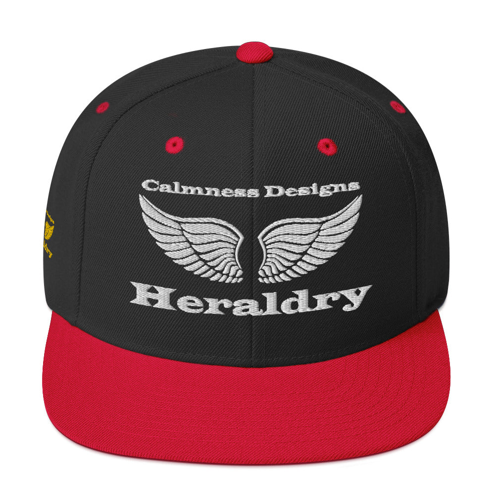 Wings for Heraldry,  CALMNESS DESIGNS,  Creative Designer's,  Snapback Hat