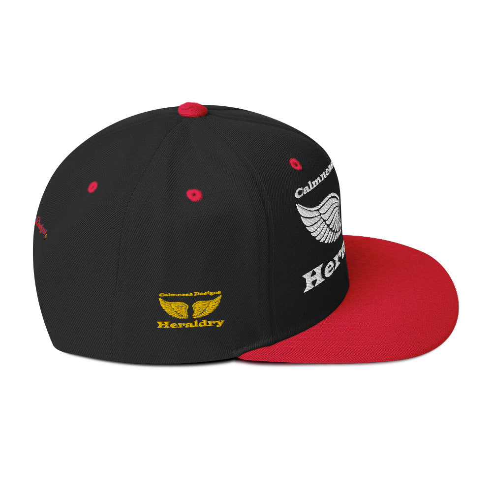 Wings for Heraldry,  CALMNESS DESIGNS,  Creative Designer's,  Snapback Hat