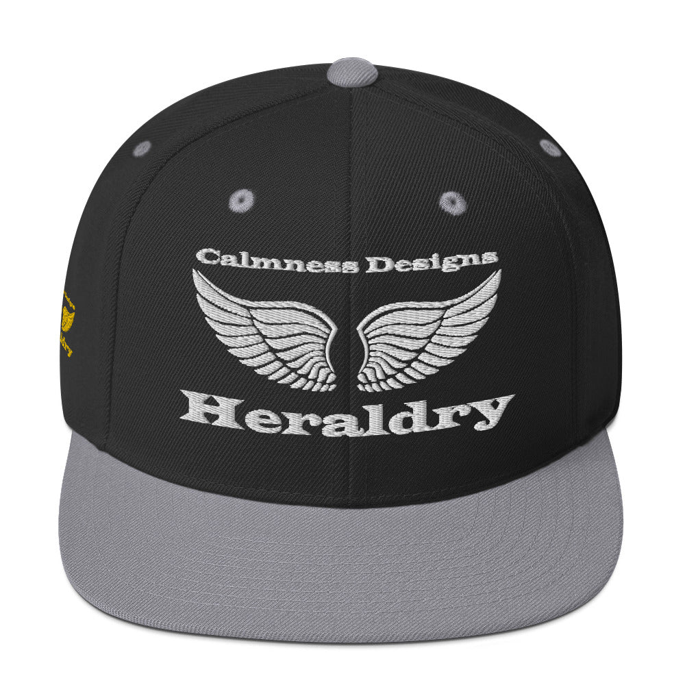 Wings for Heraldry,  CALMNESS DESIGNS,  Creative Designer's,  Snapback Hat