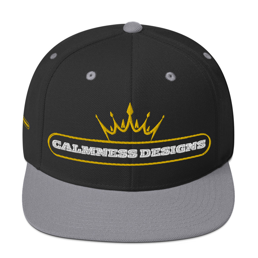 Text Frame, CALMNESS DESIGNS,  Creative Designer's, Snapback Hat