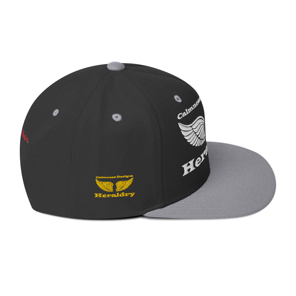 Wings for Heraldry,  CALMNESS DESIGNS,  Creative Designer's,  Snapback Hat