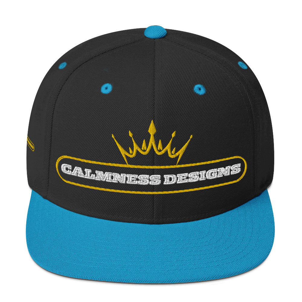 Text Frame, CALMNESS DESIGNS,  Creative Designer's, Snapback Hat