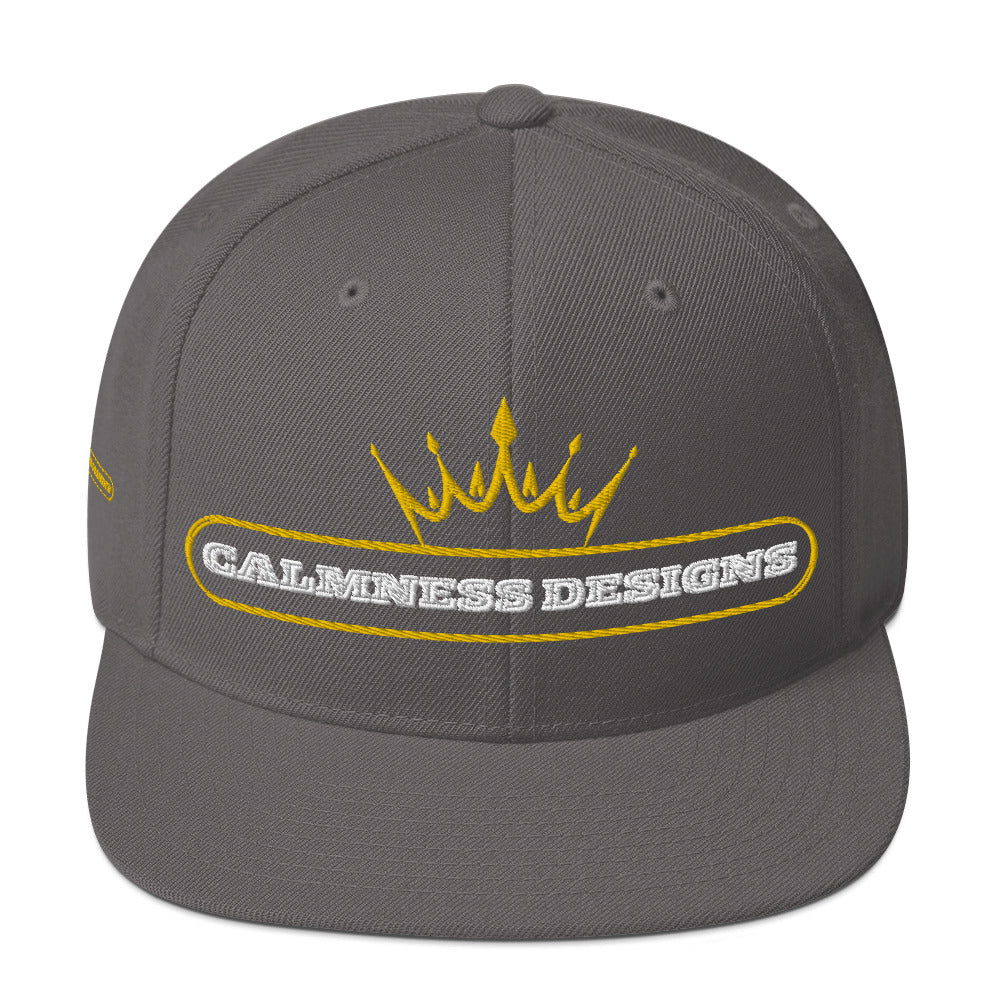 Text Frame, CALMNESS DESIGNS,  Creative Designer's, Snapback Hat