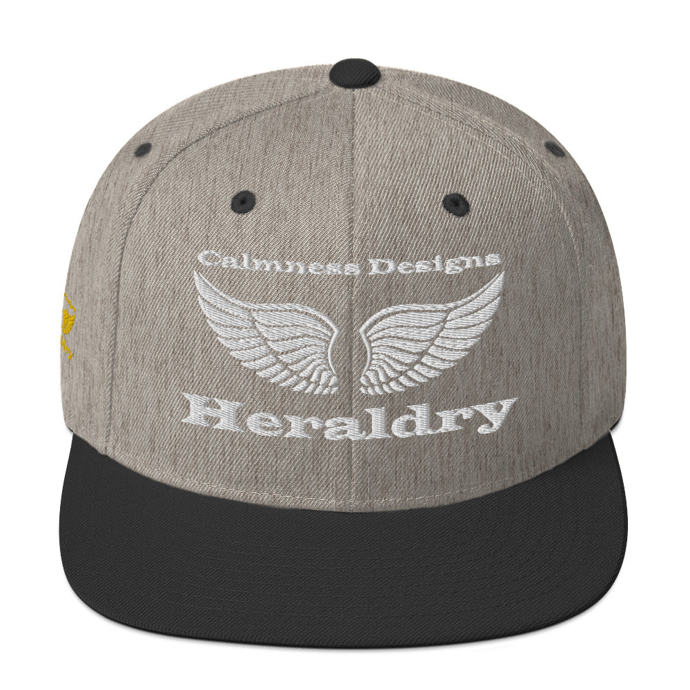 Wings for Heraldry,  CALMNESS DESIGNS,  Creative Designer's,  Snapback Hat