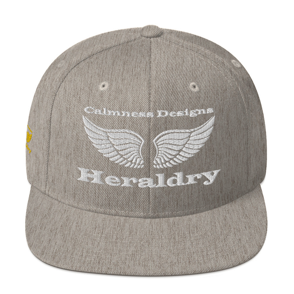 Wings for Heraldry,  CALMNESS DESIGNS,  Creative Designer's,  Snapback Hat