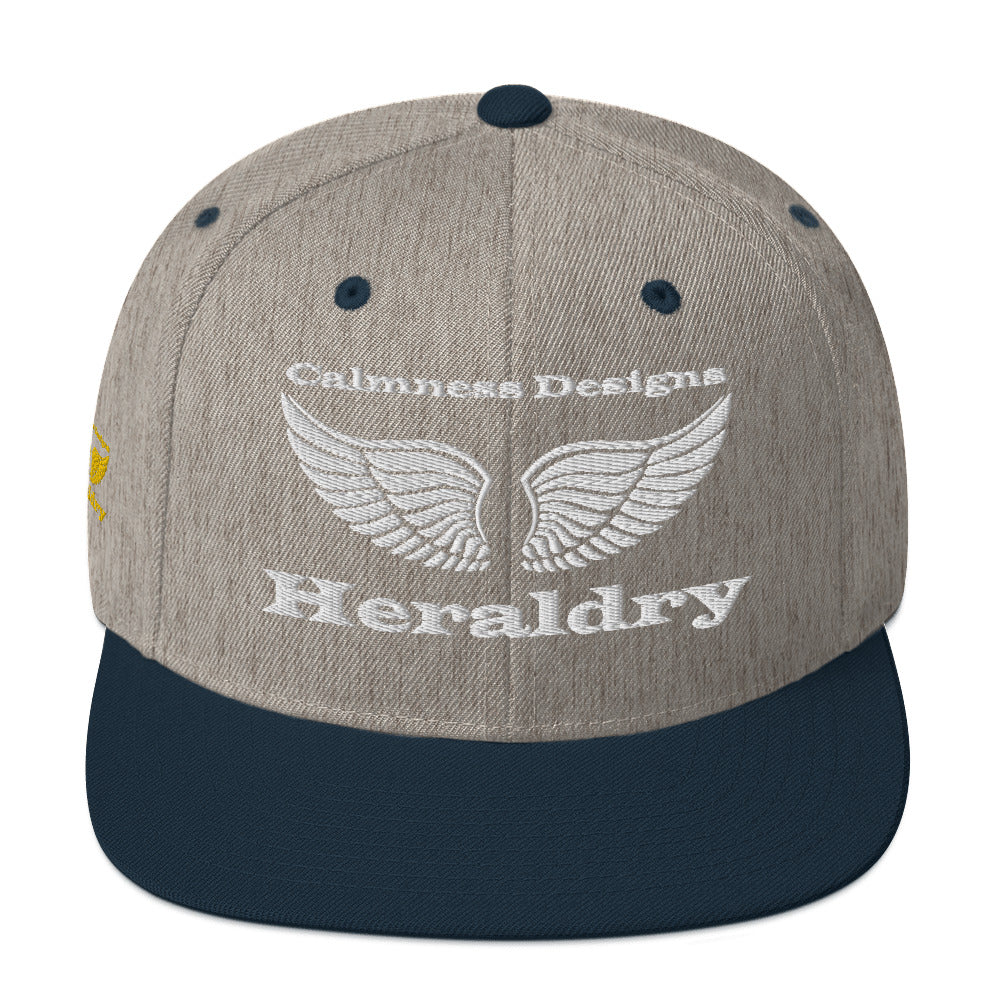 Wings for Heraldry,  CALMNESS DESIGNS,  Creative Designer's,  Snapback Hat