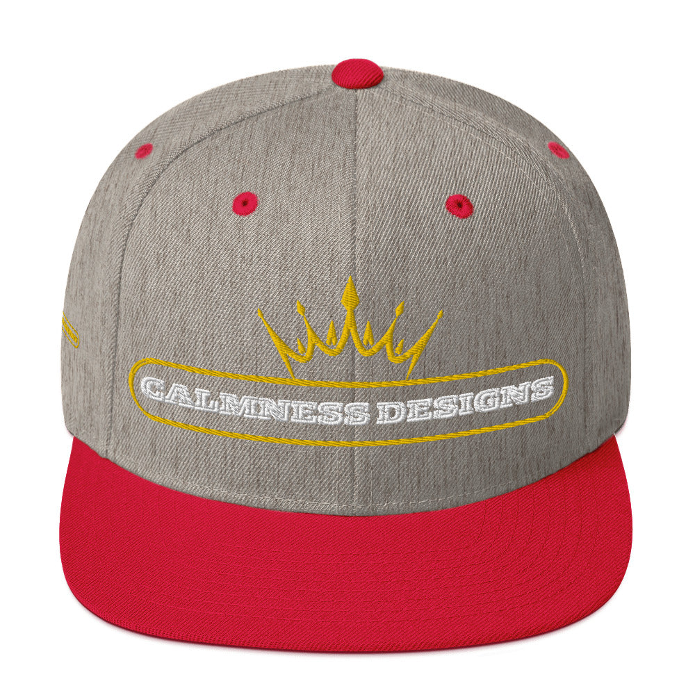 Text Frame, CALMNESS DESIGNS,  Creative Designer's, Snapback Hat