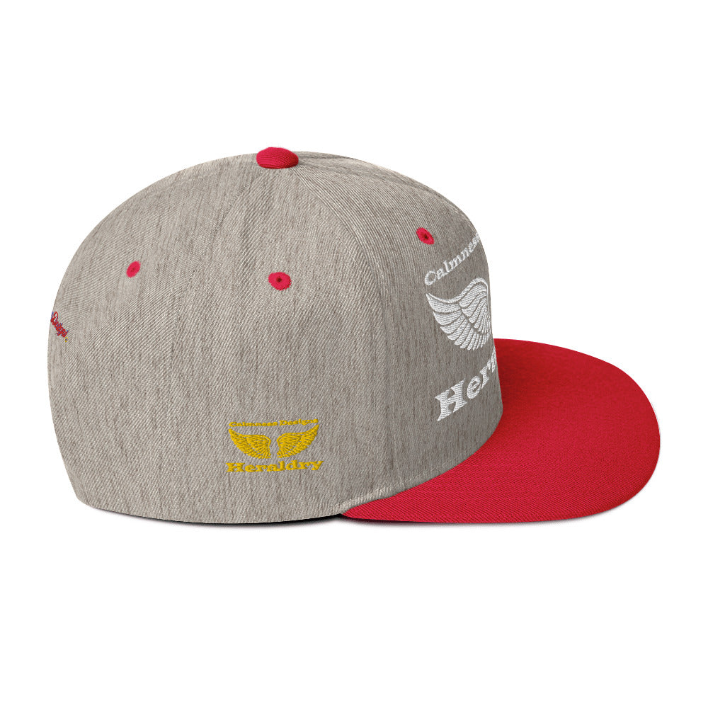 Wings for Heraldry,  CALMNESS DESIGNS,  Creative Designer's,  Snapback Hat