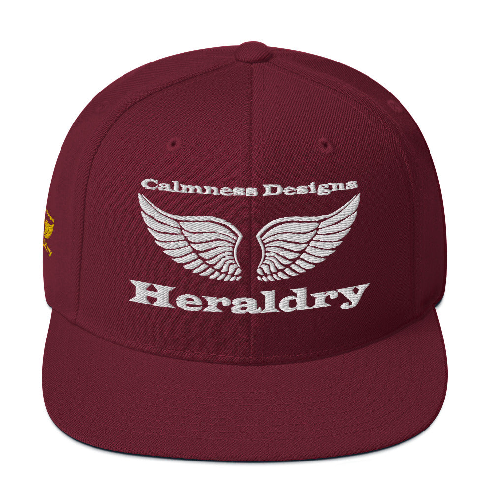 Wings for Heraldry,  CALMNESS DESIGNS,  Creative Designer's,  Snapback Hat