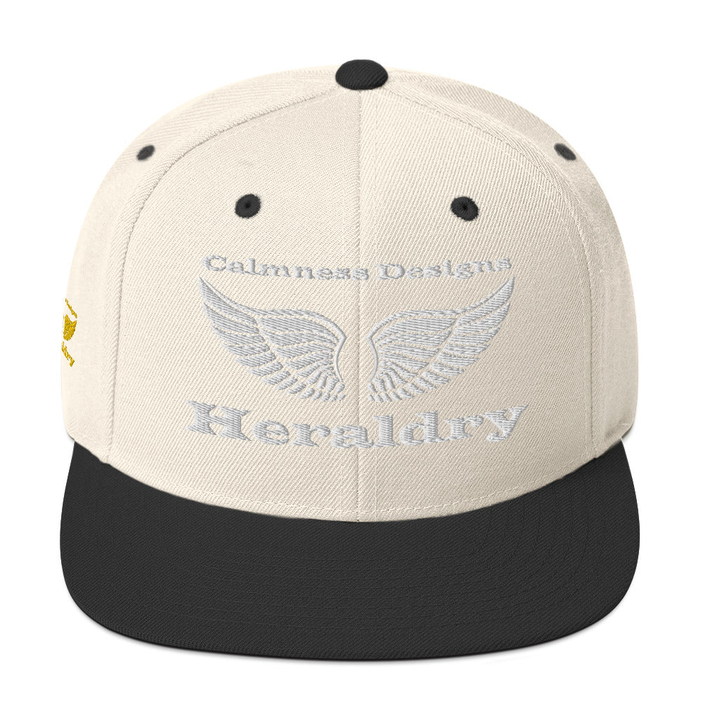 Wings for Heraldry,  CALMNESS DESIGNS,  Creative Designer's,  Snapback Hat