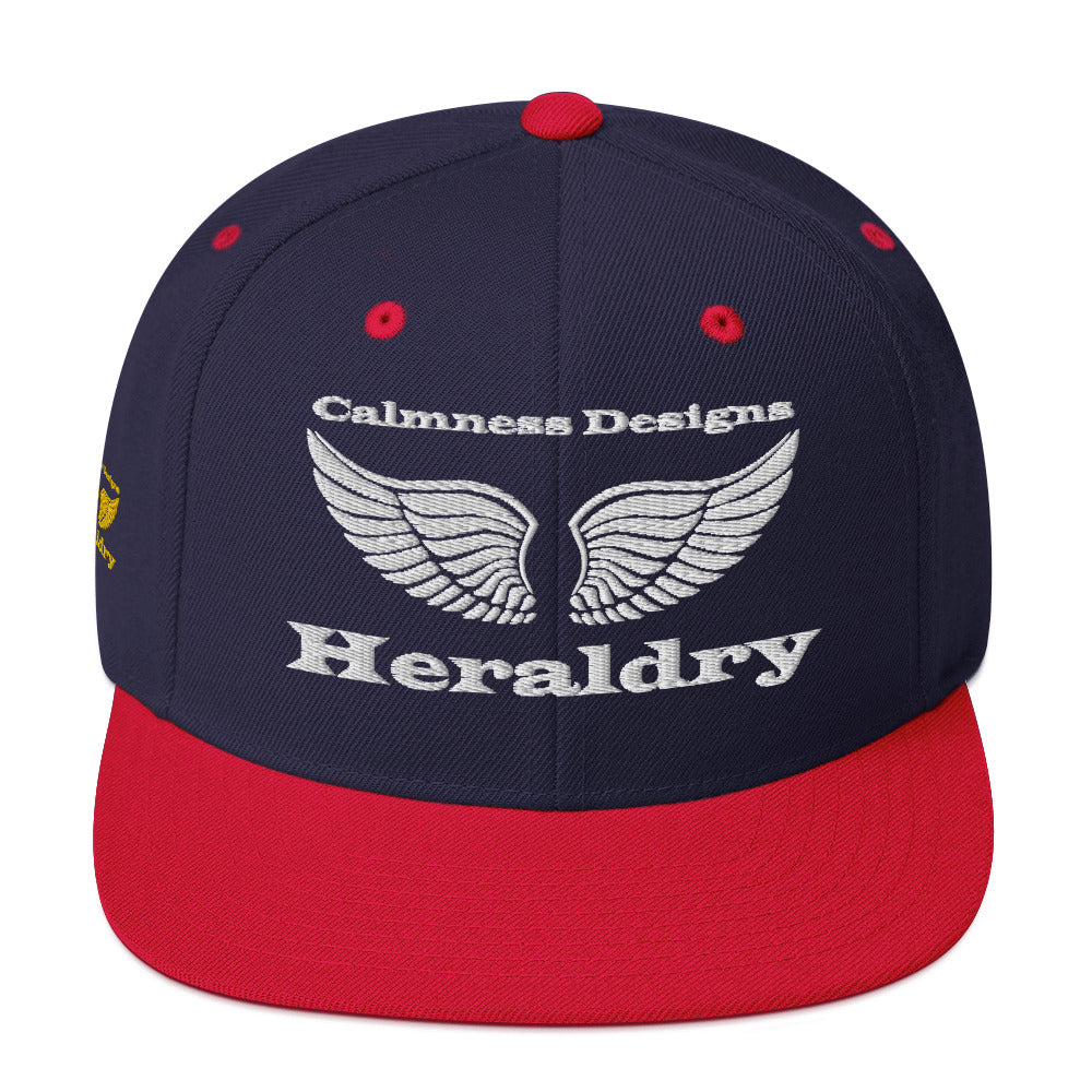 Wings for Heraldry,  CALMNESS DESIGNS,  Creative Designer's,  Snapback Hat