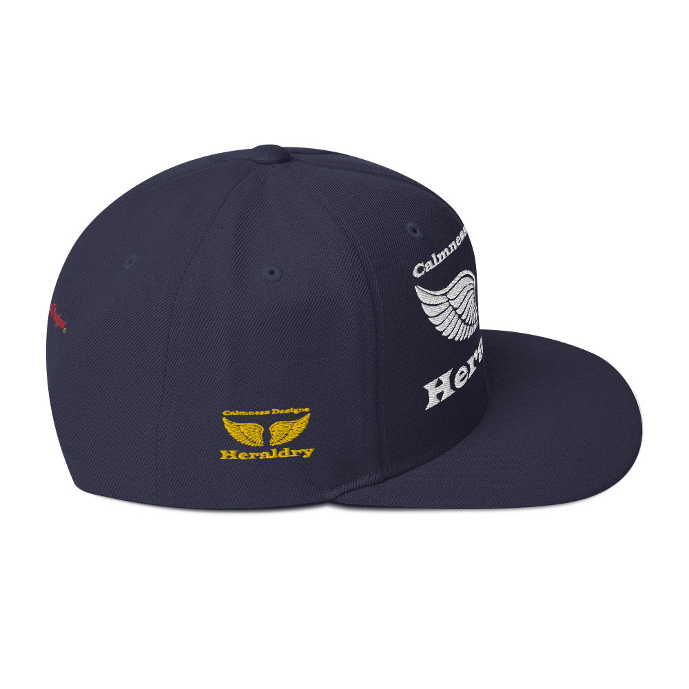 Wings for Heraldry,  CALMNESS DESIGNS,  Creative Designer's,  Snapback Hat