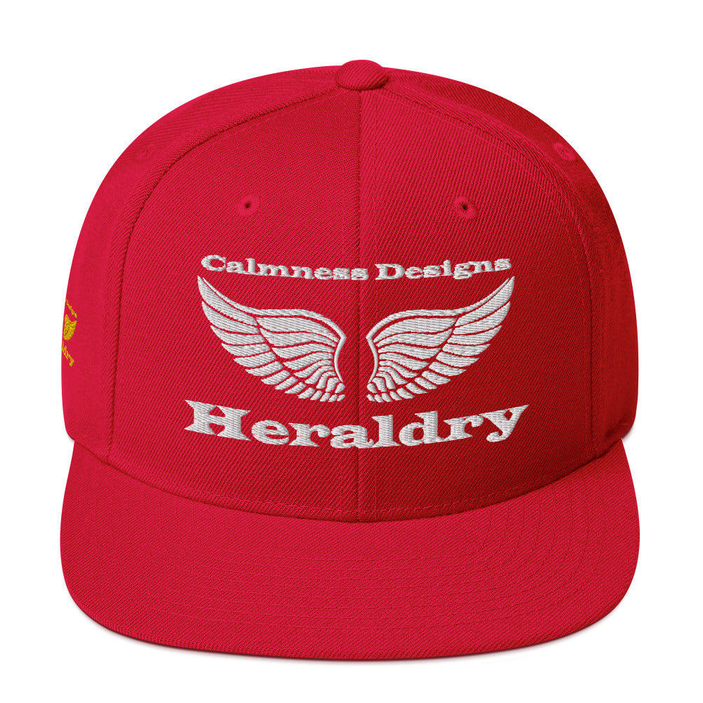 Wings for Heraldry,  CALMNESS DESIGNS,  Creative Designer's,  Snapback Hat