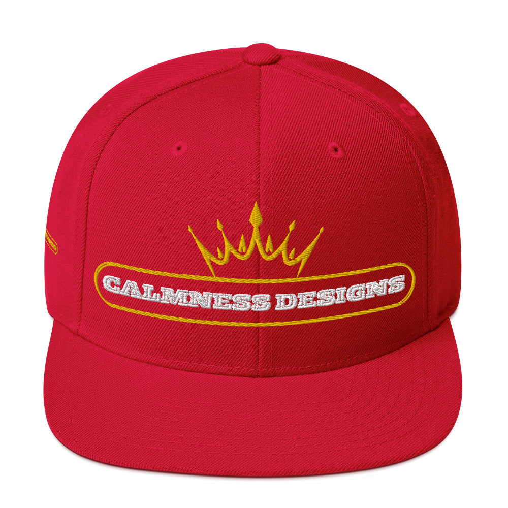 Text Frame, CALMNESS DESIGNS,  Creative Designer's, Snapback Hat