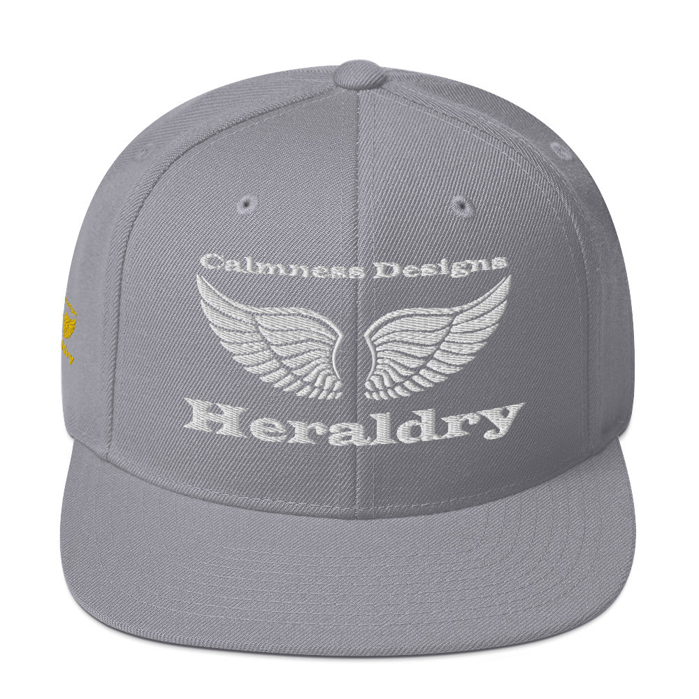 Wings for Heraldry,  CALMNESS DESIGNS,  Creative Designer's,  Snapback Hat