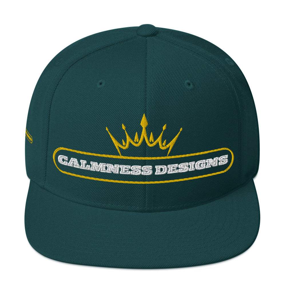 Text Frame, CALMNESS DESIGNS,  Creative Designer's, Snapback Hat