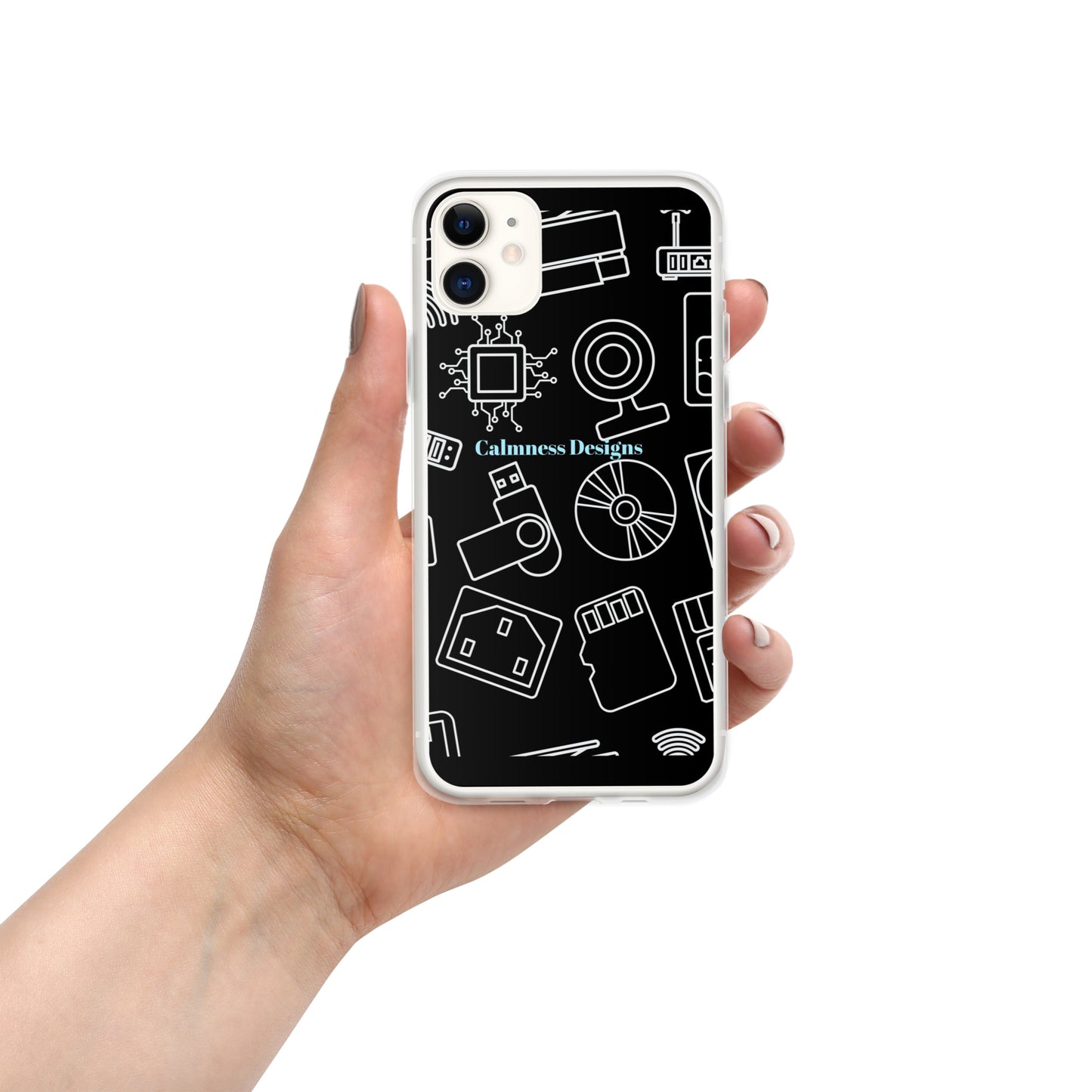 Computer  Hardware's, Calmness Designs, Creative Designs,  Clear Case for iPhone®