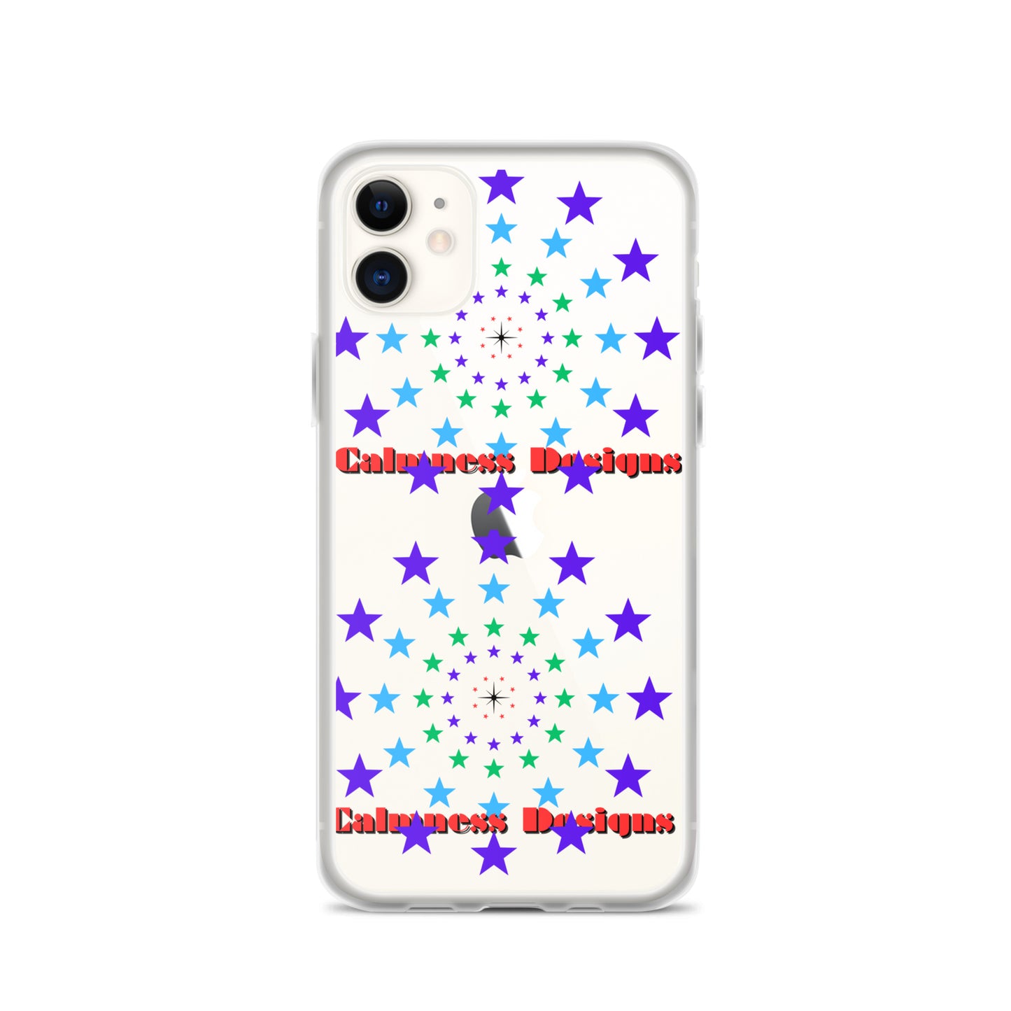 Stars Circle Icon,  Calmness Designs,  Clear Case for iPhone®