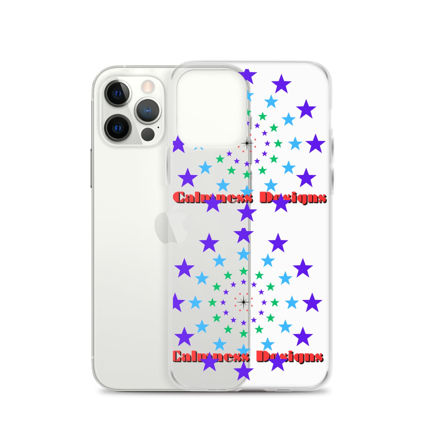 Stars Circle Icon,  Calmness Designs,  Clear Case for iPhone®