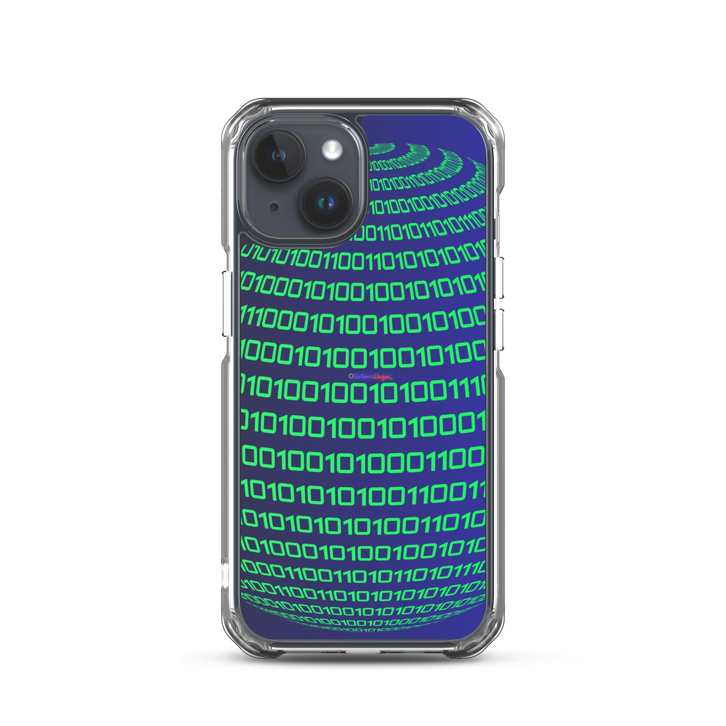 Sphere Binary Code ICON, Ones and Zeros, CALMNESS DESIGNS,  Creative Designer's,  Clear Case for iPhone®