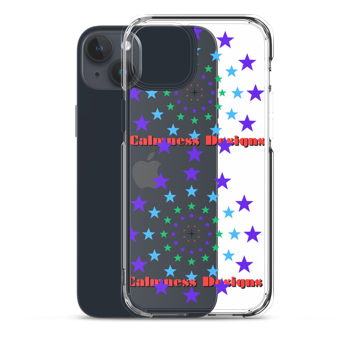 Stars Circle Icon,  Calmness Designs,  Clear Case for iPhone®