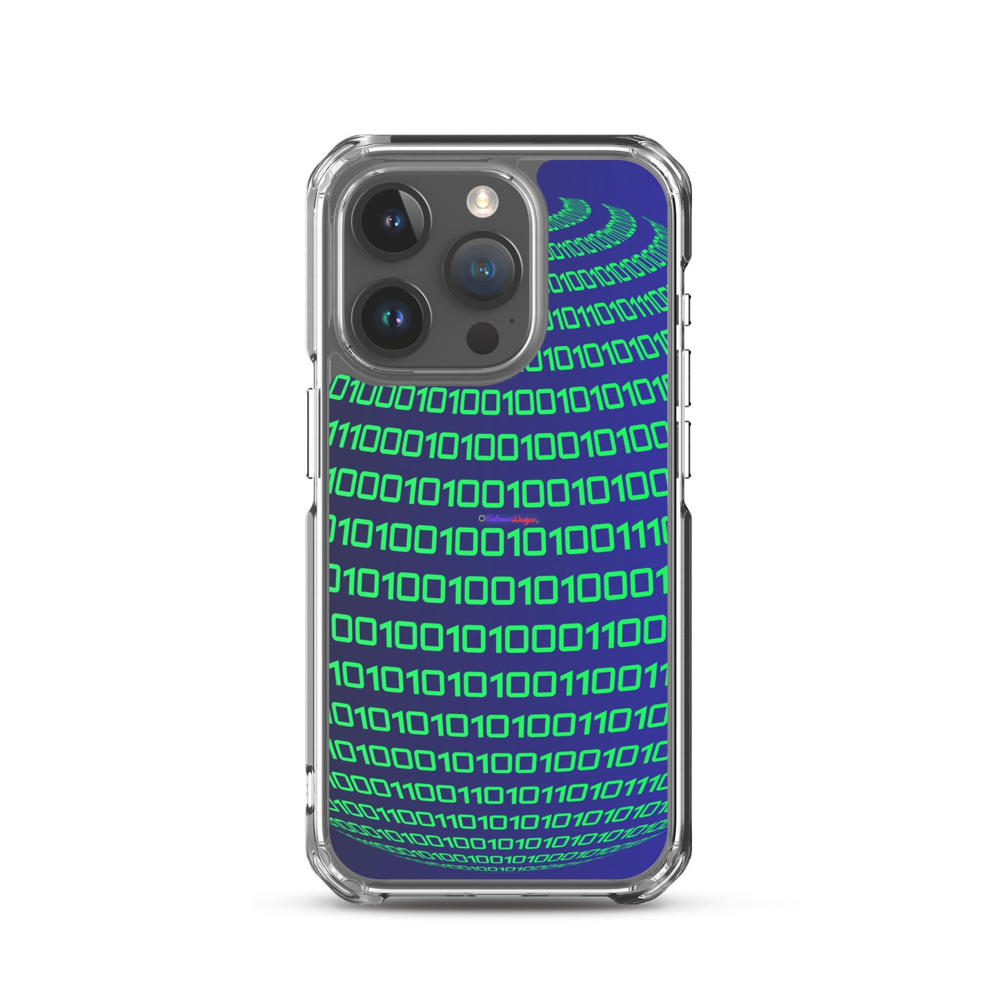 Sphere Binary Code ICON, Ones and Zeros, CALMNESS DESIGNS,  Creative Designer's,  Clear Case for iPhone®