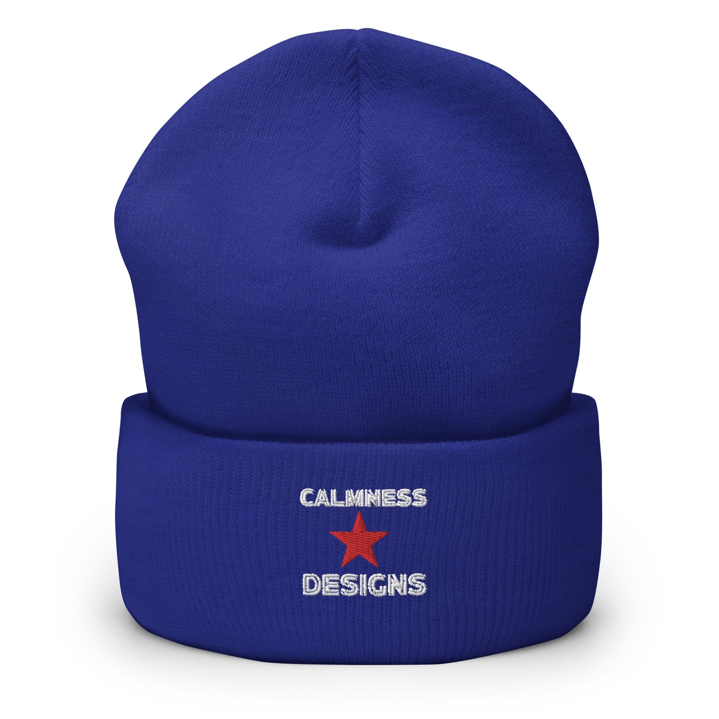 Calmness Designs, Star, Calmness Designs,   Cuffed Beanie