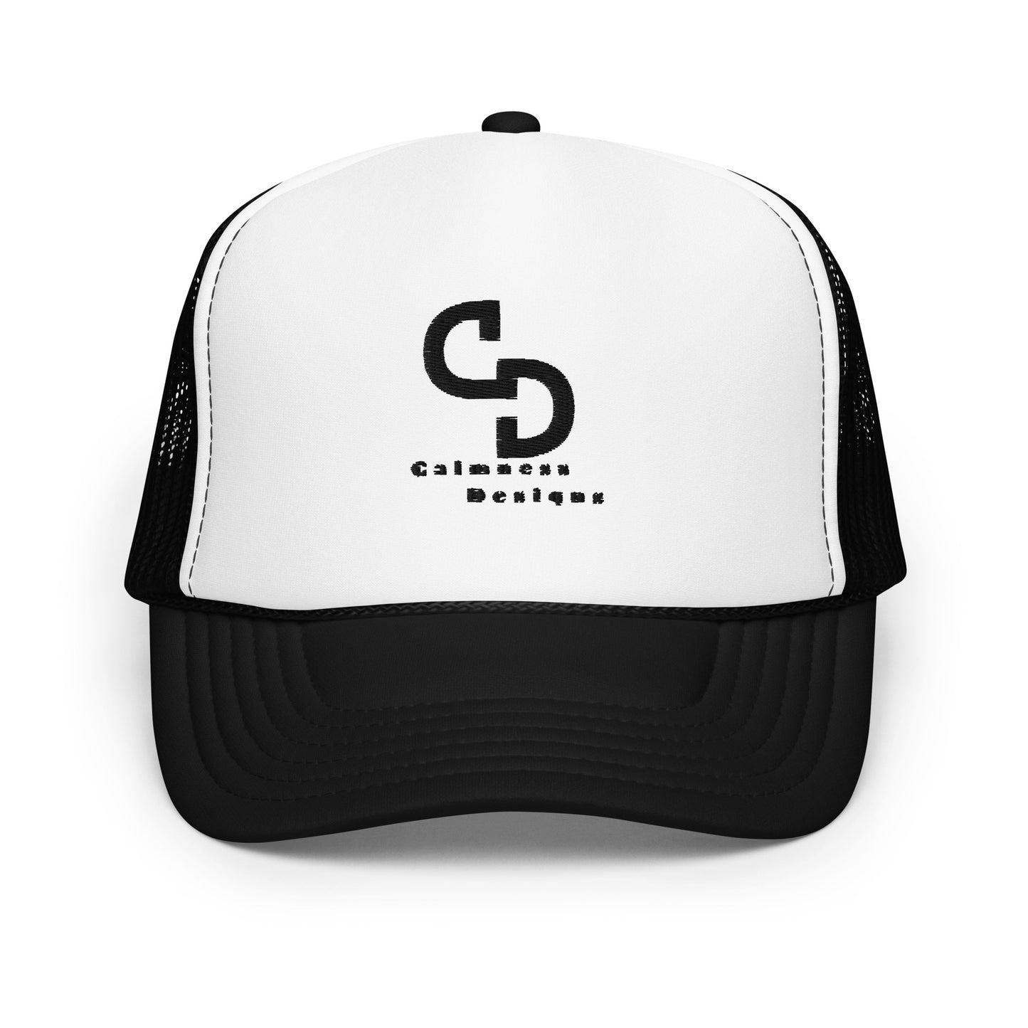 Calmness Designs, (C D) Logo, Creative Designs,  Foam trucker hat