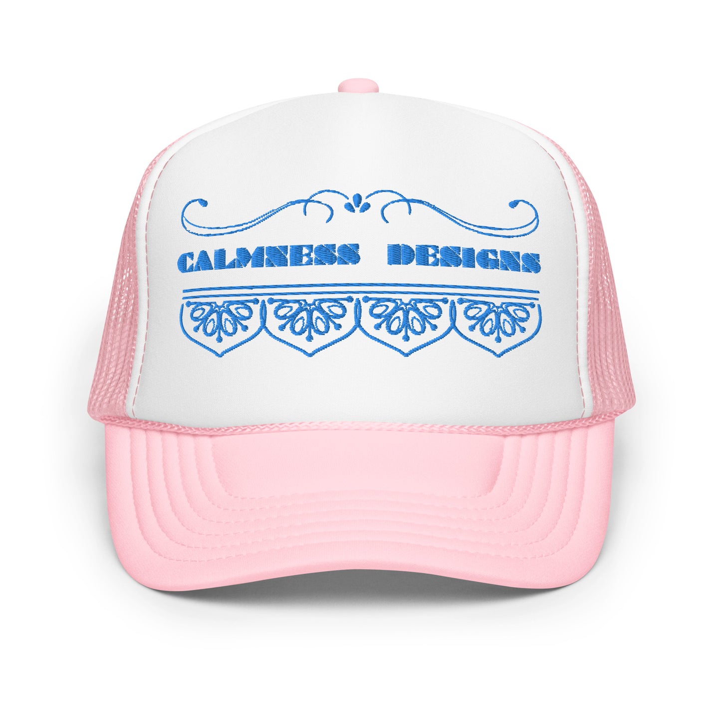 Bidri Decorative Elements Border BLUE, CALMNESS DESIGNS,  Creative Designer's,  Foam trucker hat