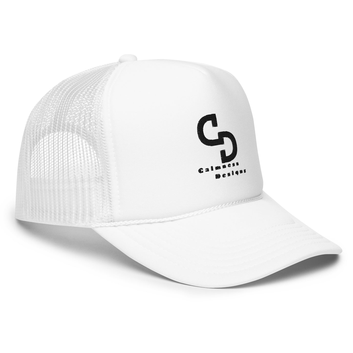 Calmness Designs, (C D) Logo, Creative Designs,  Foam trucker hat