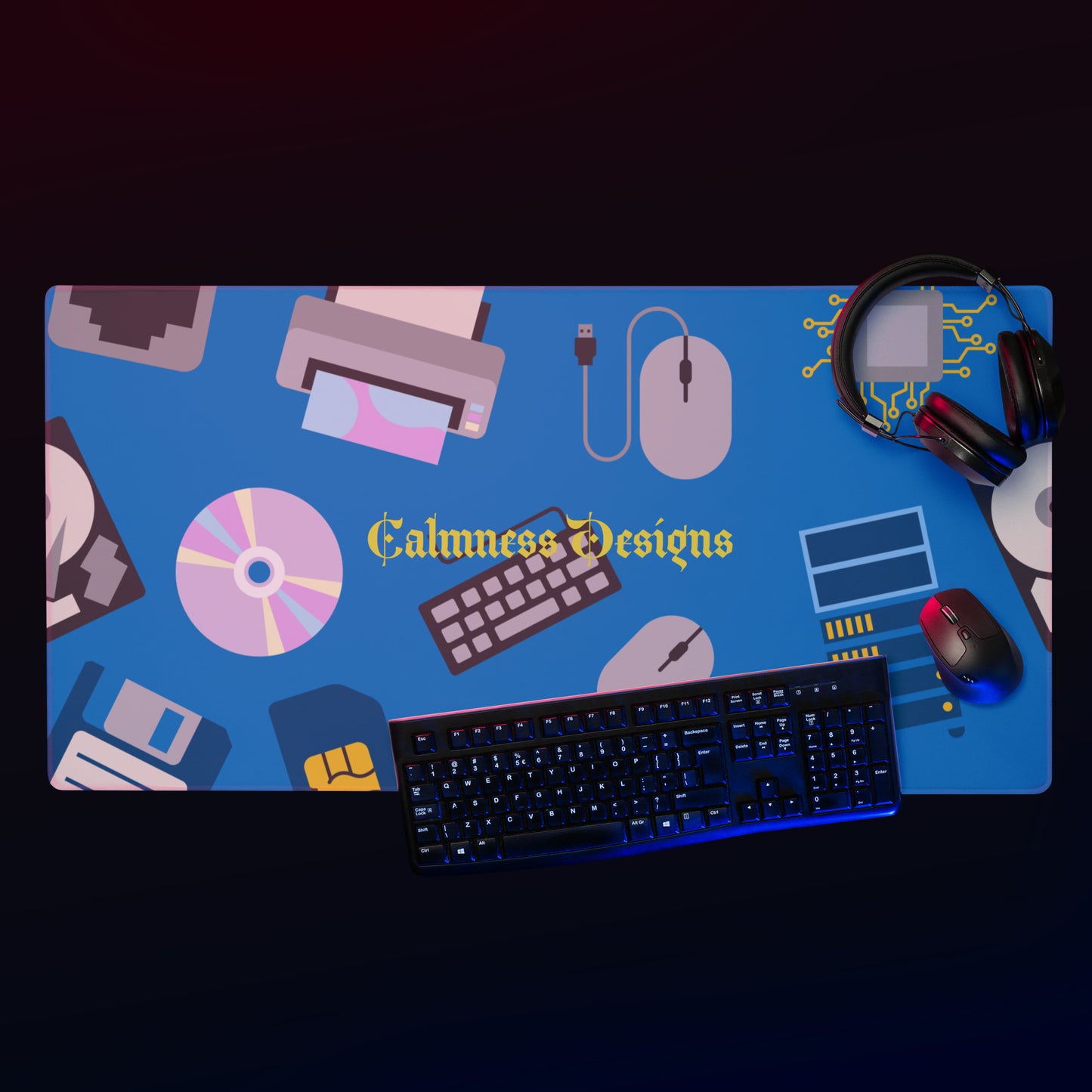 Computer  Hardware's, Calmness Designs, Creative Designs,  Gaming mouse pad