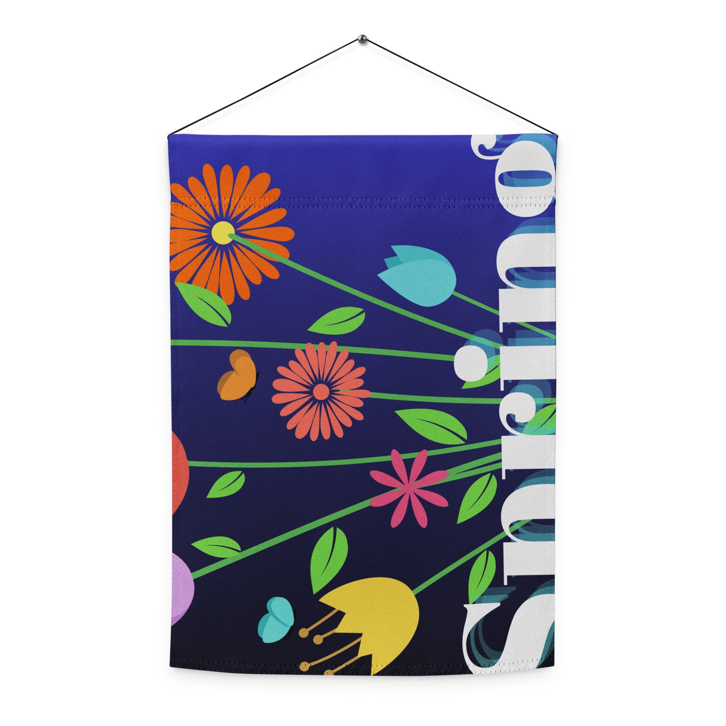 Colorful Spring Flowers,  CALMNESS DESIGNS,  Creative Designer's,  Garden flag