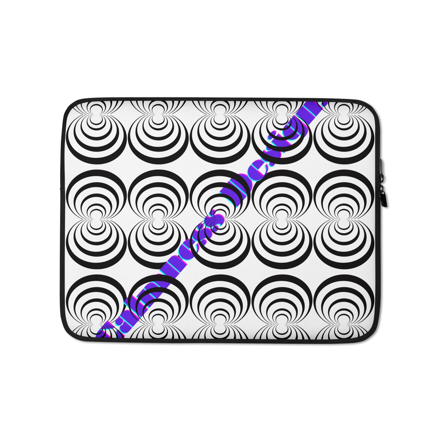 Round Circle Lines, Calmness Designs,   Laptop Sleeve